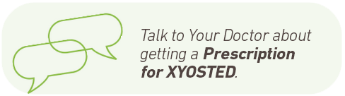 Talk to your doctor about getting a prescription for XYOSTED
